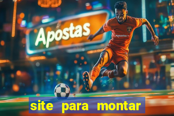 site para montar time de futebol